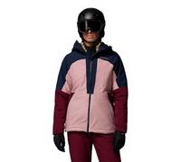 Columbia Women's Liftline Jacket, Ski Jacket, Eraser Pink/Collegiate Navy/Rich Wine, S