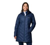 Columbia Jacket Heavenly - Long Hooded Insulated Puffer - Blue M Women