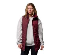 Columbia Women's Mix It Around Long Vest Ii, Rich Wine, XS