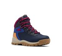 Columbia Women's Newton Ridge Plus Omni Heat Shoes, Dark Nocturnal, Red Onion, 8