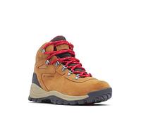 Columbia Women's Newton Ridge Plus Waterproof Amped Hiking Boot, Brown Elk X Mountain Red, 5.5 UK