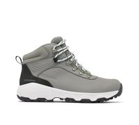 Columbia Women's Newton Wander Leather, Mid Rise Trekking and Hiking Boots, Quarry/Cool Green, 10 Regular