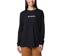 Columbia Women's North Cascades Long Sleeve Tee, Black/Gem Columbia, M