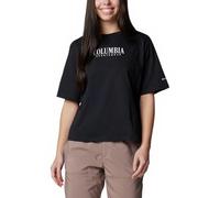 Columbia Women's North Cascades Relaxed Tee, Black/Casual Brand, L