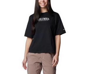 Columbia Women's North Cascades Relaxed Tee, Black/Casual Brand, L