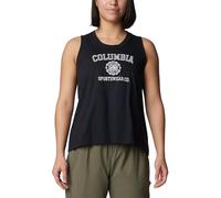 Columbia Women's North Cascades Tank T-Shirt, Black/CSC Emblem Two, XL
