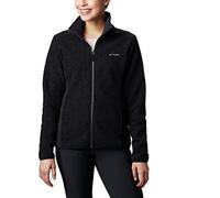 Columbia Women's Panorama Full Zip, Full Zip Fleece Jacket, Black, Size L