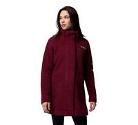 Columbia Women's Panorama Long Jacket | Sherpa Fleece Jacket, Deep Hand Pockets, Extra Soft, Extended Fit Available