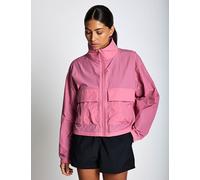 Columbia Women's Paracutie Cropped Cargo Windbreaker - Rosette - Pink - Size: Medium