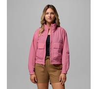 Columbia Women's Paracutie Cropped Cargo Windbreaker - Rosette - XS - Pink