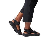 Columbia Womens Peakfreak Rush Leather Sandals, Black, Size 4, Women Black