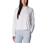 Columbia Women's PFG Solar Stream Hoodie Hooded Sweatshirt, White, Medium