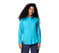 Columbia Womens PFG Tamiami II Long Sleeve Fishing Shirt, Atoll, Large, Atoll, L