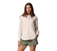 Columbia Womens PFG Tamiami II Long Sleeve Fishing Shirt, Dark Stone, Small