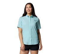 Columbia Women's PFG Tamiami II Short Sleeve Shirt, Spray, L