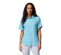 Columbia Women's PFG Tamiami II Short Sleeve Shirt, Vintage Blue, 3X