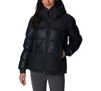 Columbia Women's Pike Lake 2 Hooded Insulated Jacket, Hooded Puffer Jacket, Black, Size XS