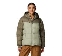 Columbia - Warm hooded jacket - Pike Lake™ II Insulated Jacket Stone Green, Safari for Women in Recycled Polyester - Size S - Khaki Khaki
