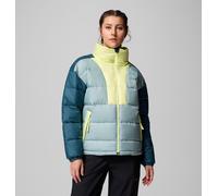 Columbia Women's Pike Lake Jacket, Puffer Jacket, Crushed Blue, Everblue, Citron Haze, XS