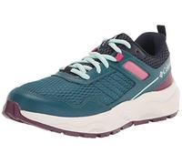 Columbia Women's Plateau Waterproof Hiking Shoe, Deep Water/Icy Morn, 6 Wide