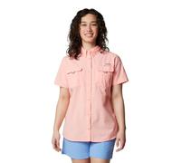 Columbia Women's Plus Size Bahama Short Sleeve, Tiki Pink, 1X
