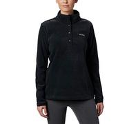 Columbia Women's Plus Size Benton Springs 1/2 Snap Pullover, Black, 1X