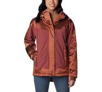Columbia Women's Point Park Insulated Winter Jacket, Faded Peach Sheen, Beetroot, XS