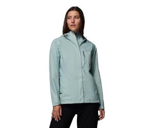 Columbia Women's Pouring Adventure 3 Jacket, Waterproof Rain Jacket, Crushed Blue, X-Small