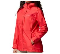 Columbia Women's Pouring Adventure 3 Jacket, Waterproof Rain Jacket, Poppy Red, Medium