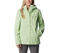 Columbia Women's Pouring Adventure Jacket, Waterproof Rain Jacket, Sage Leaf, Size XS