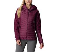 Columbia Women's Powder Lite Hybrid Hooded Puffer Jacket, Marionberry, S