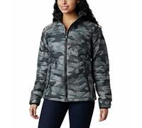 Columbia Women's Powder Lite Jacket, Black Traditional Camo, L