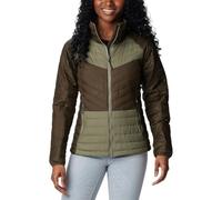Columbia Women's Powder Lite Jacket, Puffer Jacket, Olive Green/Stone Green, Size S