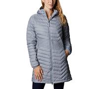 Columbia Women's Powder Lite Mid Jacket, Puffer Jacket, Tradewinds Grey, Size XL