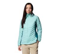 Columbia Women's Powder Pass 2 Hybrid Hooded Jacket, Hooded Puffer Jacket, Spray/River Blue, XL