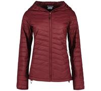 Columbia Powder Pass II Hybrid Hooded Jacket Burgundy Red Women - M