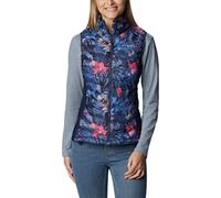 Columbia Women's Powder Pass Vest Puffer Vest Body Warmer, Nocturnal Floriculture Print, Size XS