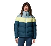 Columbia Women's Puffect Ii Colorblock Jacket Insulated, Everblue/Citron Haze/Crushed Blue, S