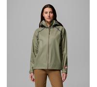 Columbia - Women's Reign No Shine™ Waterproof Jacket - Stone Green Size L Women