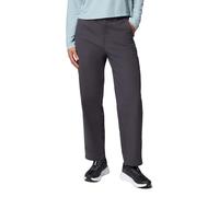Columbia Women's ROC Straight Leg Pant, Hiking Trousers, Shark, 12 Regular