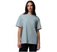 Columbia Women's Rolling Bend Graphic Oversized T-Shirt - Crushed Blue/Floral Groove - Size: Medium