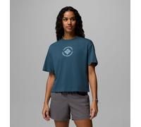 "Columbia - Women's Rolling Bend™ Graphic Relaxed Crop T-Shirt - Everblue