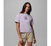 "Columbia - Women's Rolling Bend™ Graphic Relaxed Crop T-Shirt - Lavender Pearl
