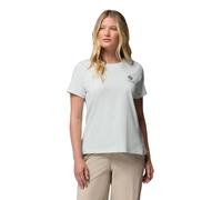 Columbia Women's Rolling Bend Graphic Short Sleeve, Short Sleeve T-Shirt, Tea Light/Stacked Gem Mini, Large