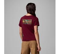 Columbia - Women's Rolling Bend™ Graphic T-Shirt - Rich Wine, Framed Diamond Size XL Women