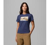 Columbia - Women's Ruby Springs™ Graphic Fitted T-Shirt - Nocturnal Moonlit Hillscape Size M Women