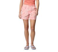 Columbia Women's Sandy River Printed Short Iii Hiking, Pink Sand Pasteled Tonal, M / 5L