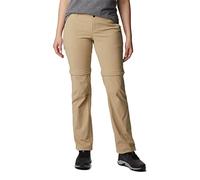 Columbia Women's Saturday Trail II Convertible Pant, Water & Stain Resistant, 22W Regular, British Tan, British Tan, 22 Plus