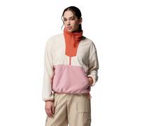 Columbia Women's Sequoia Grove 1/2 Zip Fleece, Fleece Pull Over, Chalk/Eraser Pink/Tuscan, S