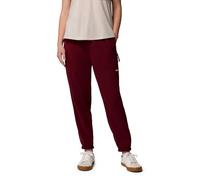 Columbia Women's Sequoia Grove Fleece Pant, Joggers, Rich Wine, Medium Regular